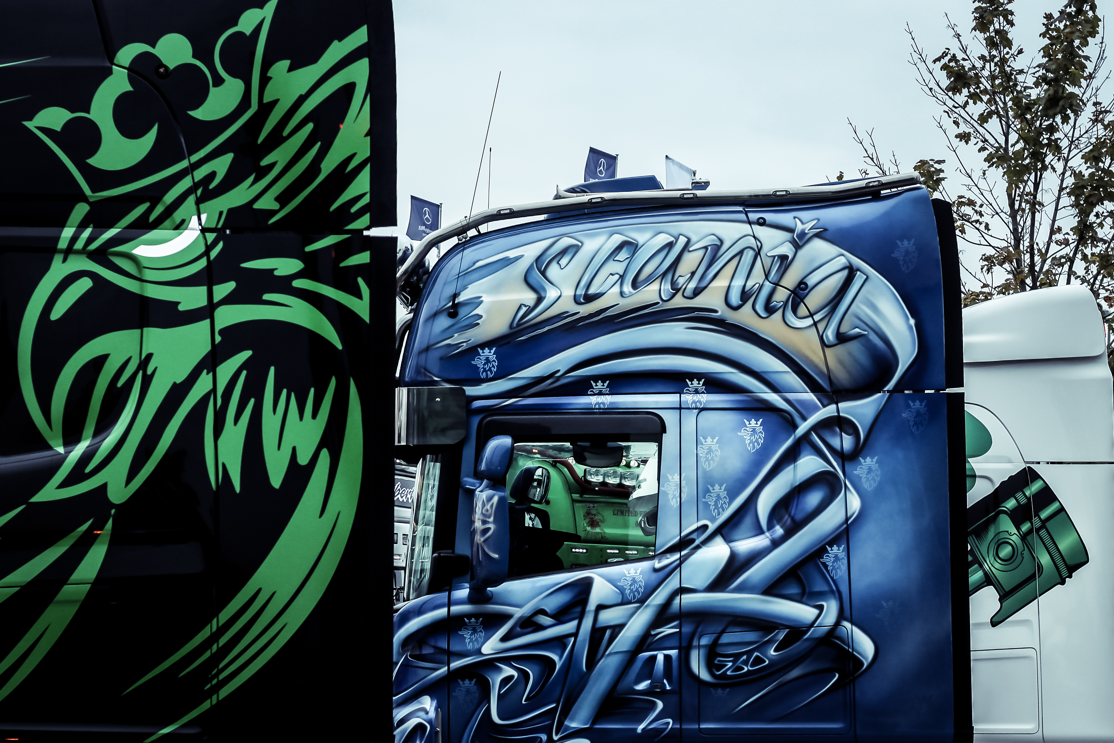 Graffiti Scania - HD Wallpaper 