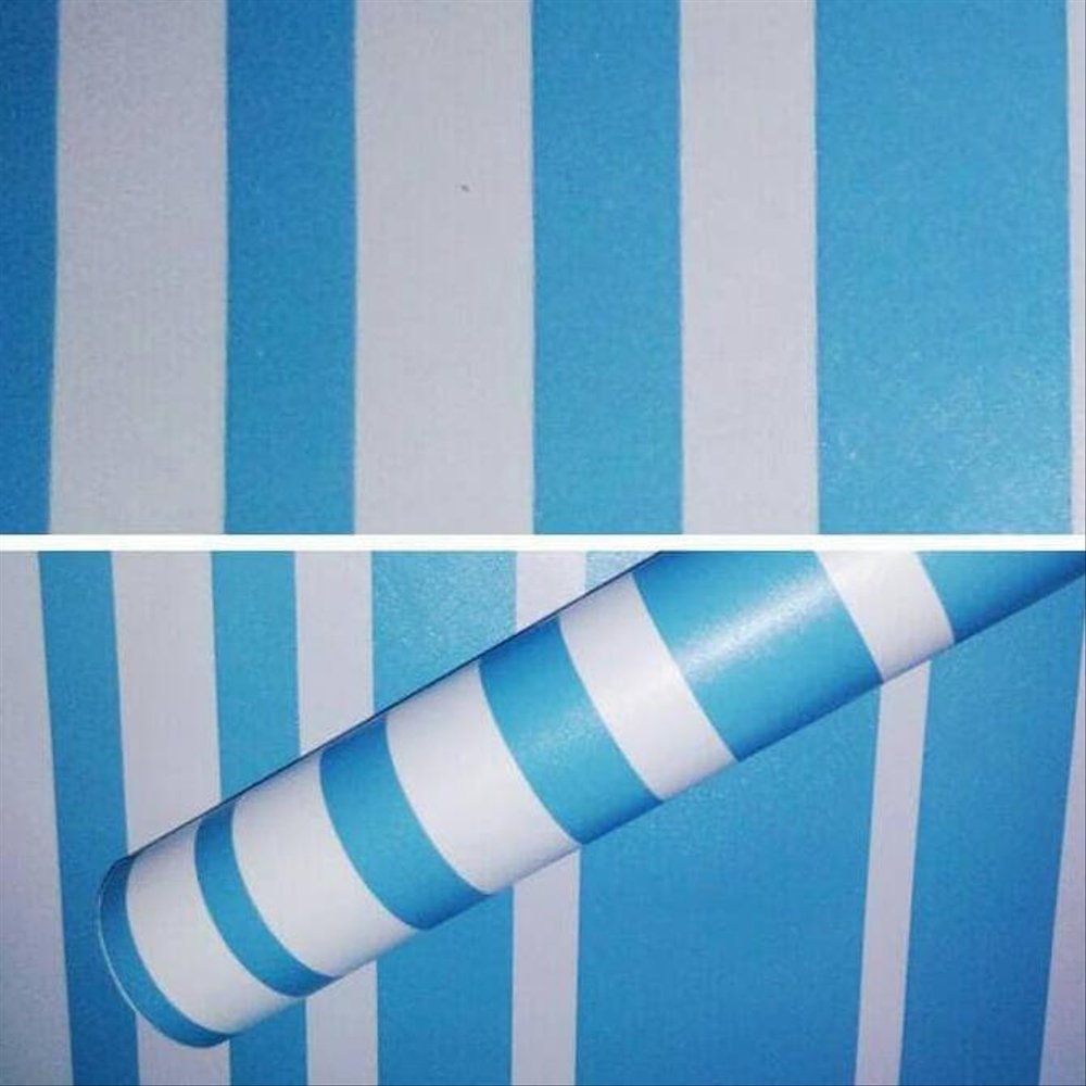 Cuci Gudang Grosir - Stiker Dinding Biru Putih - HD Wallpaper 