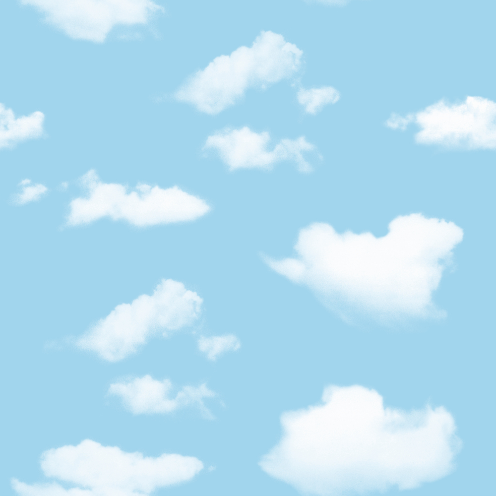 Swvm-1581 Cloud Wallpaper, Wallpaper For Bedroom, Blue - Fondos Azul De Niños - HD Wallpaper 