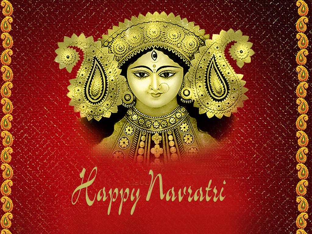 Santoshi Mata Wallpaper Hd Free Download Rh Godwallpaper - Navratri Jai Maa Durga - HD Wallpaper 