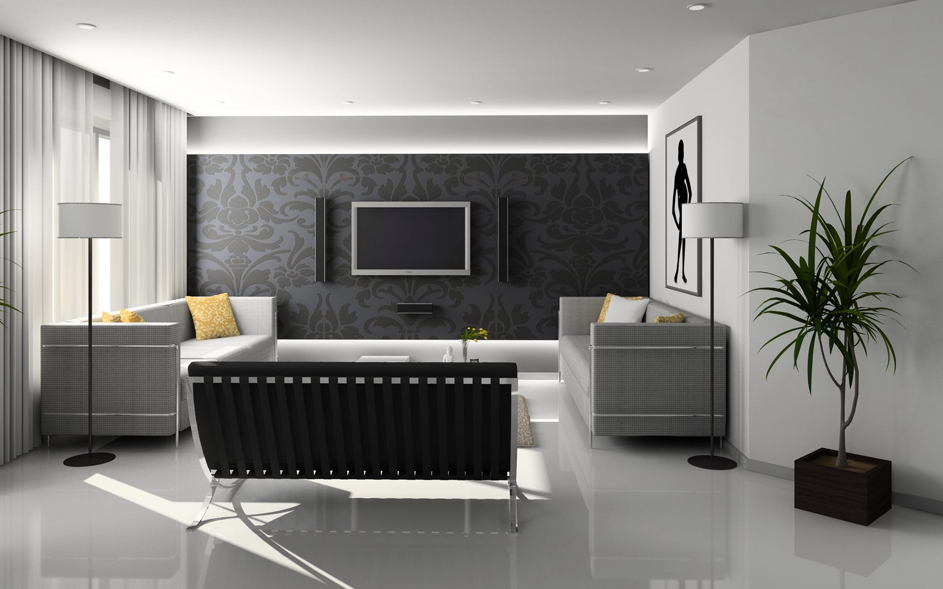 House Colour Schemes Interior - HD Wallpaper 