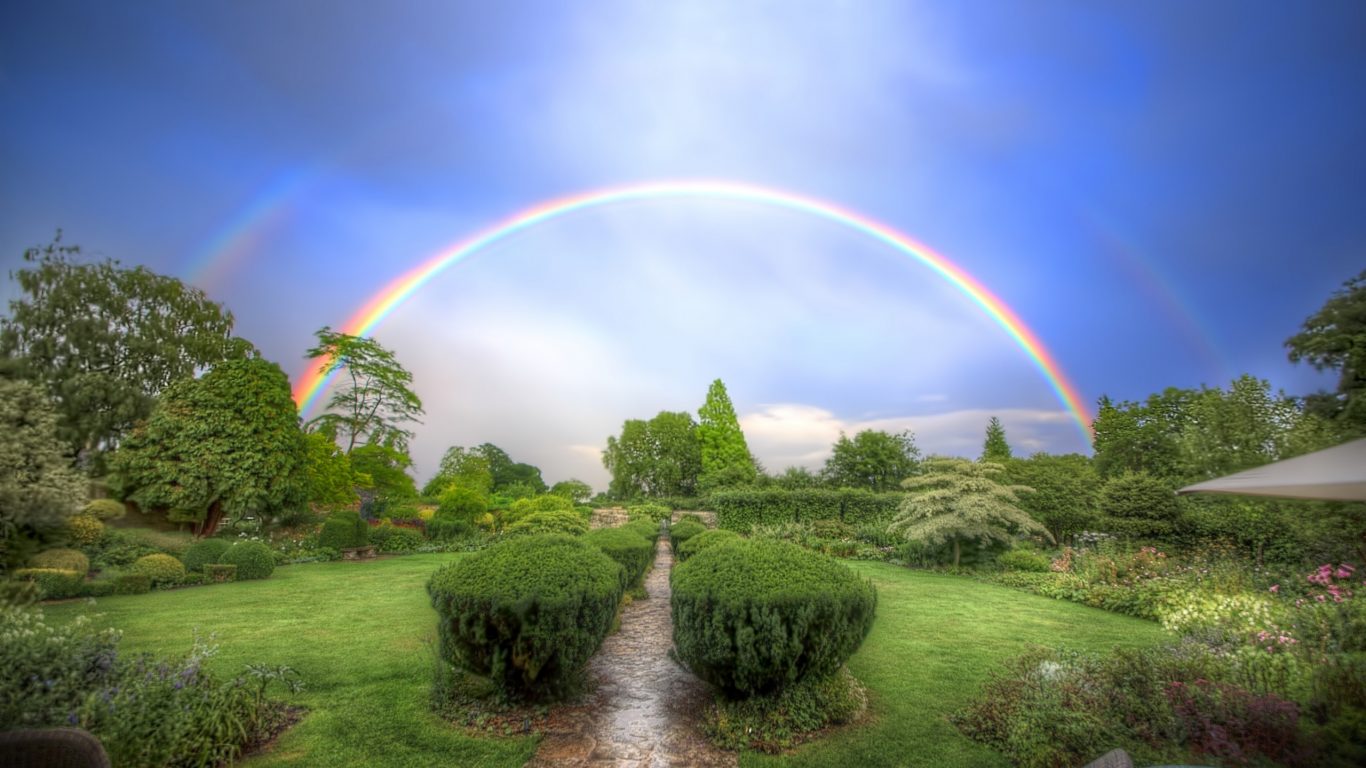 Rainbow Desktop Background - HD Wallpaper 