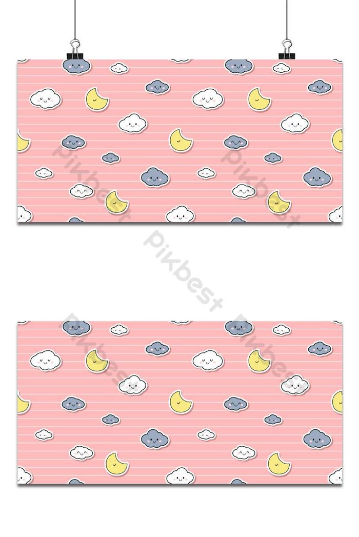 Lucu Menggemaskan Langit Awan Bintang Pink Kartun Doodle Gambar Kartun Awan Imut 700x1047 Wallpaper Teahub Io