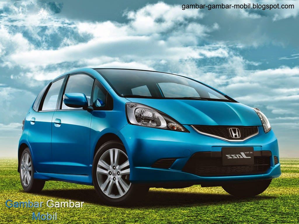 Mobil Honda Jazz Warna Biru - HD Wallpaper 