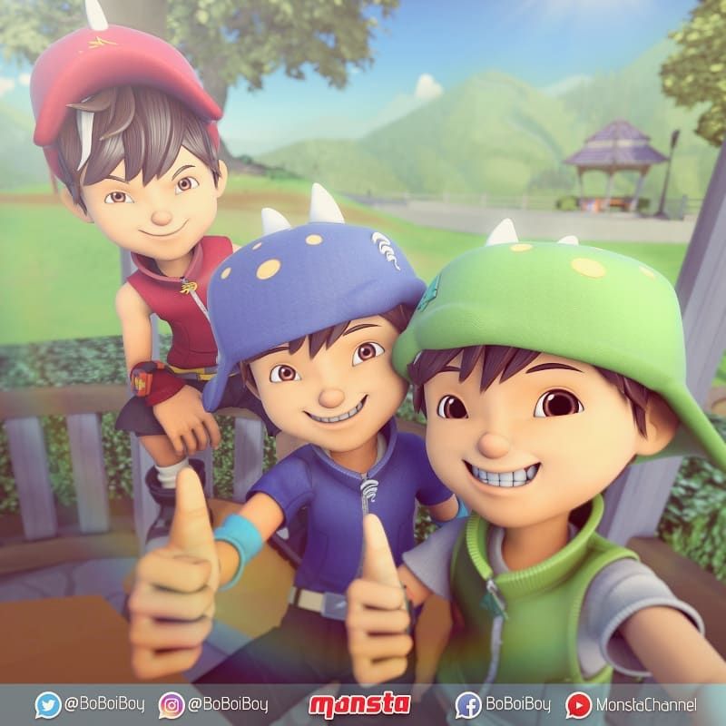 Boboiboy Galaxy Boboiboy Daun - HD Wallpaper 