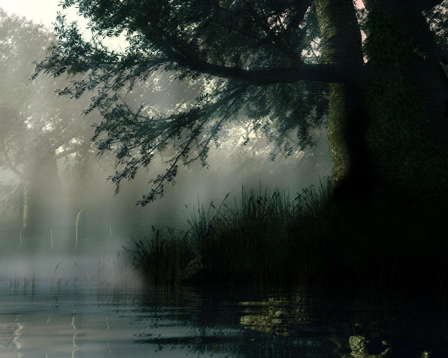 Rainy Landscape - HD Wallpaper 