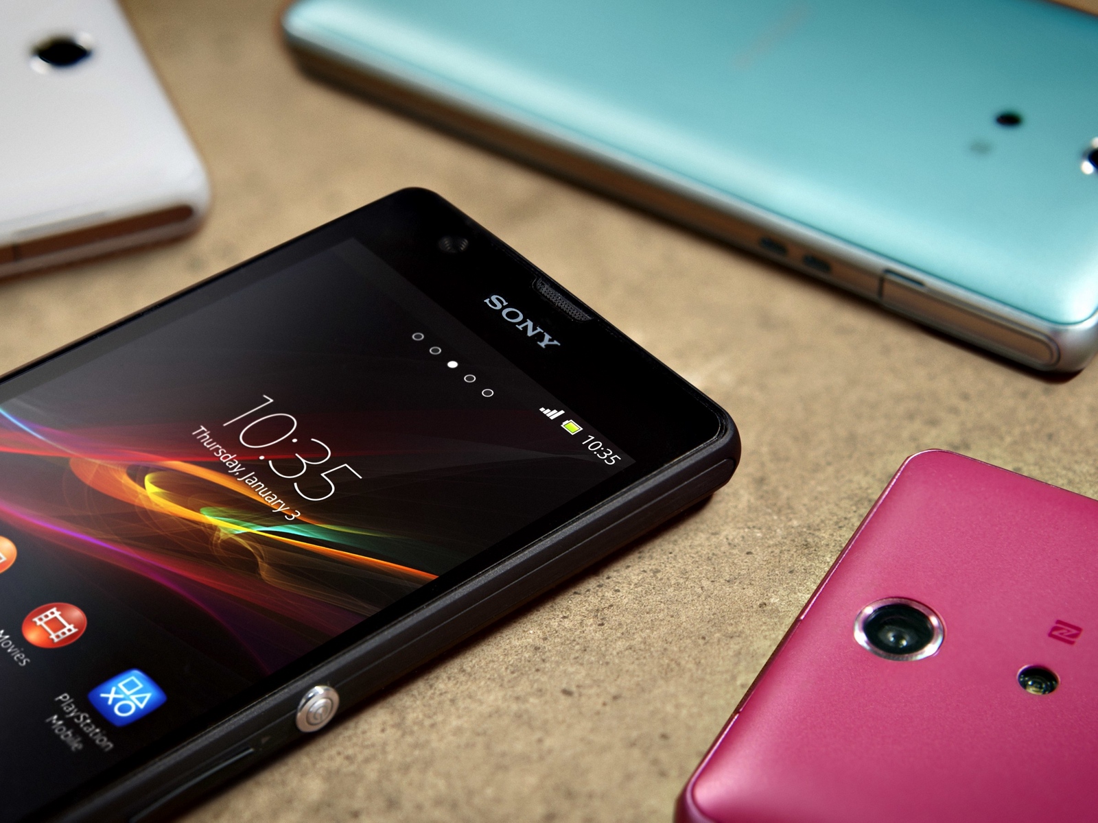 Wallpaper Sony, Mobile, Xperia, Zr, Colour, Phones - Mobile - HD Wallpaper 