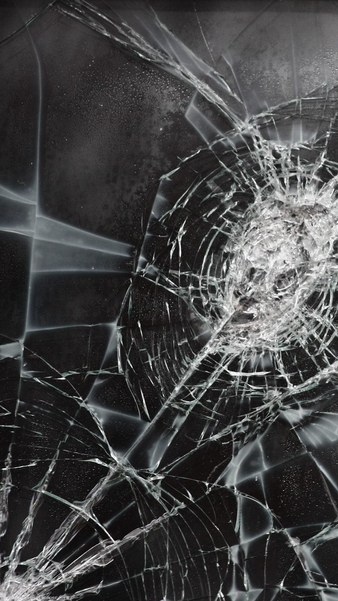 Cracked Screen Wallpaper Iphone - Cracked Wallpaper Iphone 6 - HD Wallpaper 