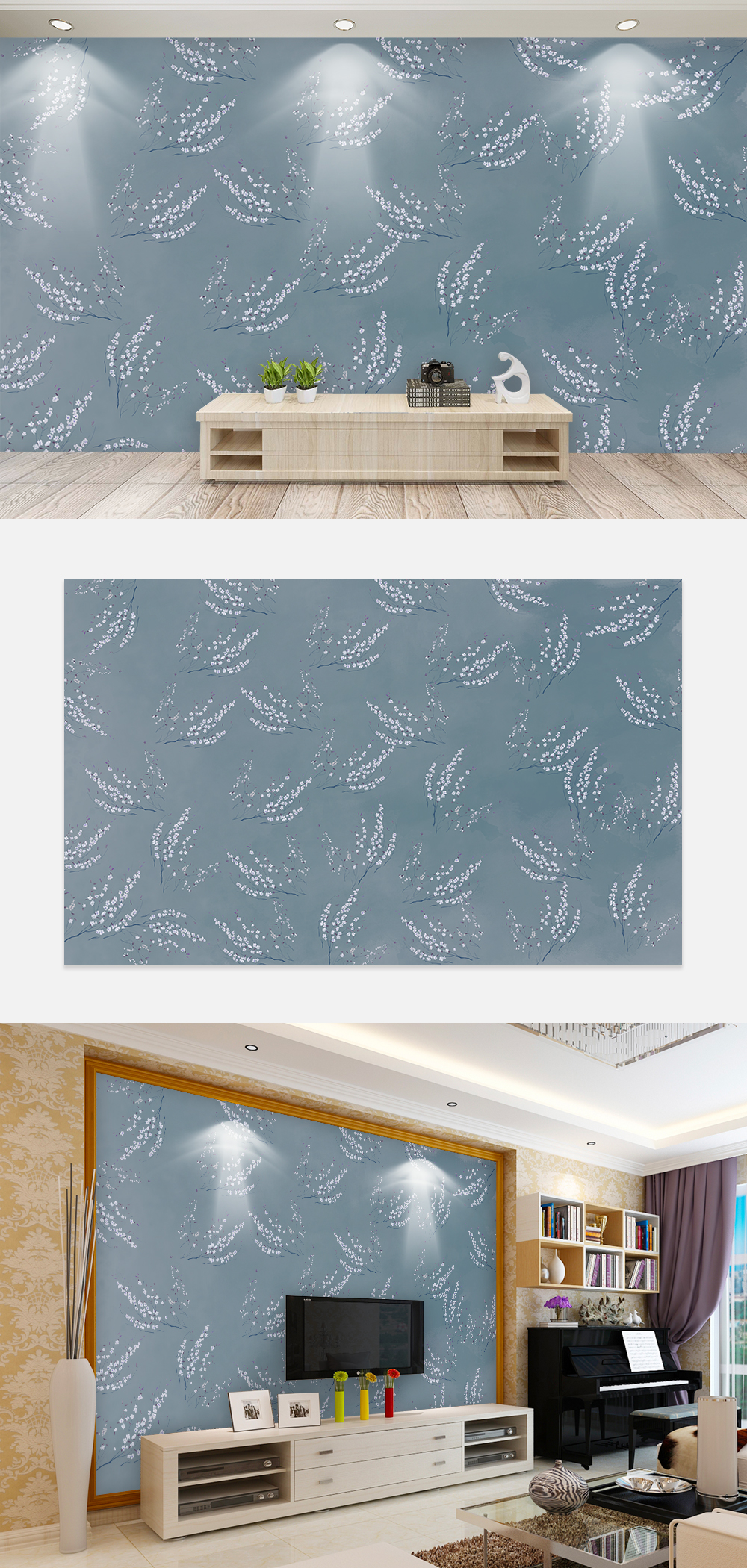 Kamar Tidur Dinding Latar Belakang Tv Romantis Hangat - 北歐 幾何 - HD Wallpaper 