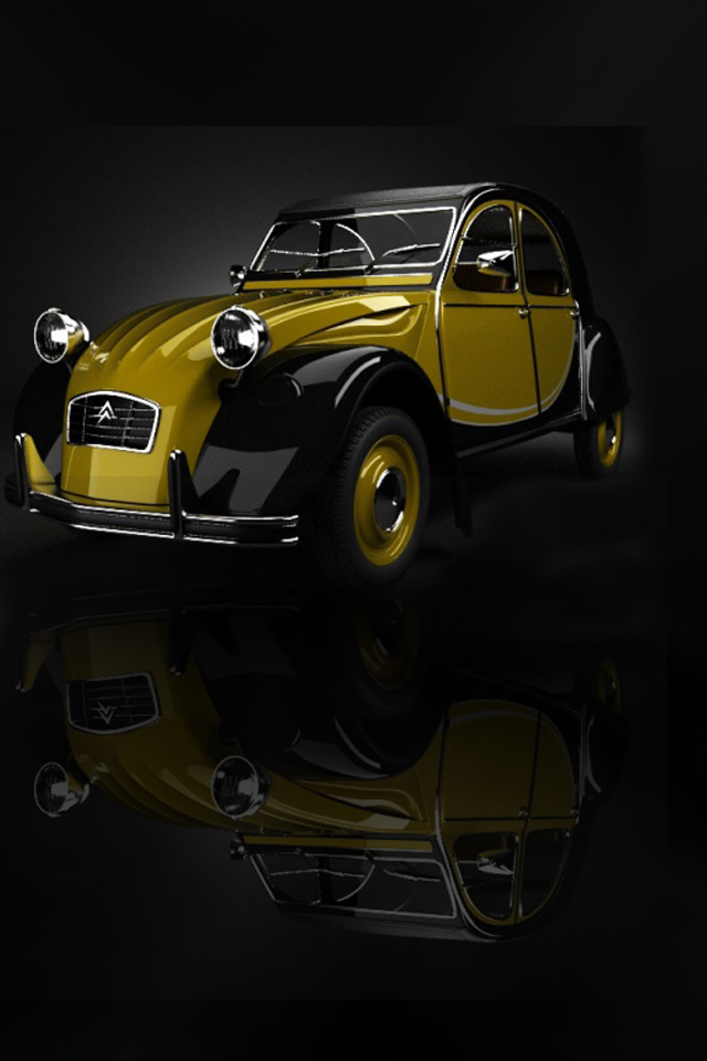 Hd Citroen 2 Cv Iphone 4 Wallpapers - Phone Wallpaper Citroen 2cv - HD Wallpaper 