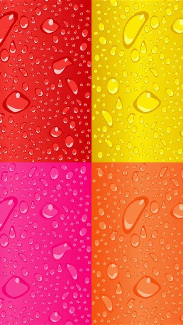 Color Water Drops Wallpaper - HD Wallpaper 