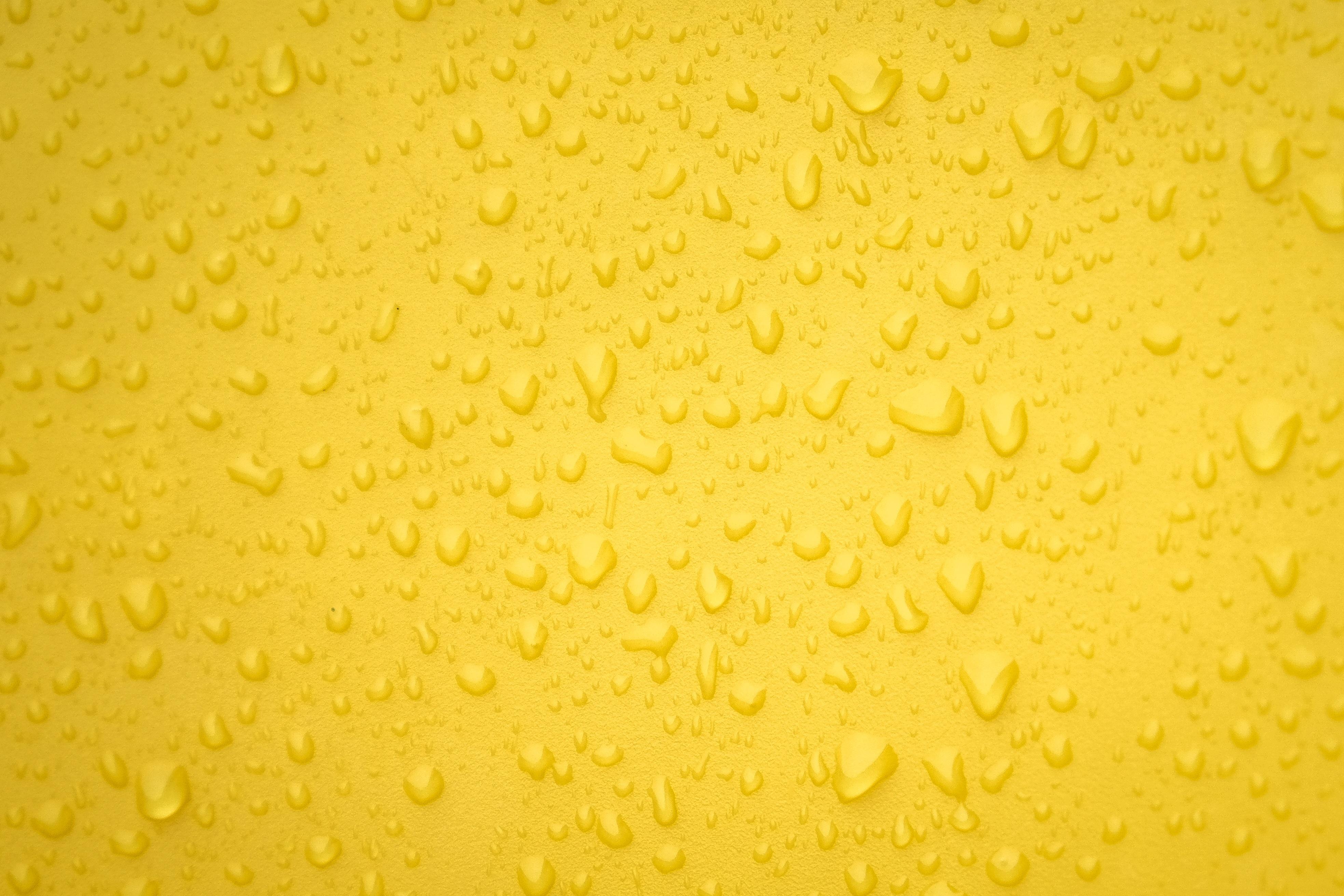 Drops, Surface, Yellow - Picks Of Leave Drop - HD Wallpaper 