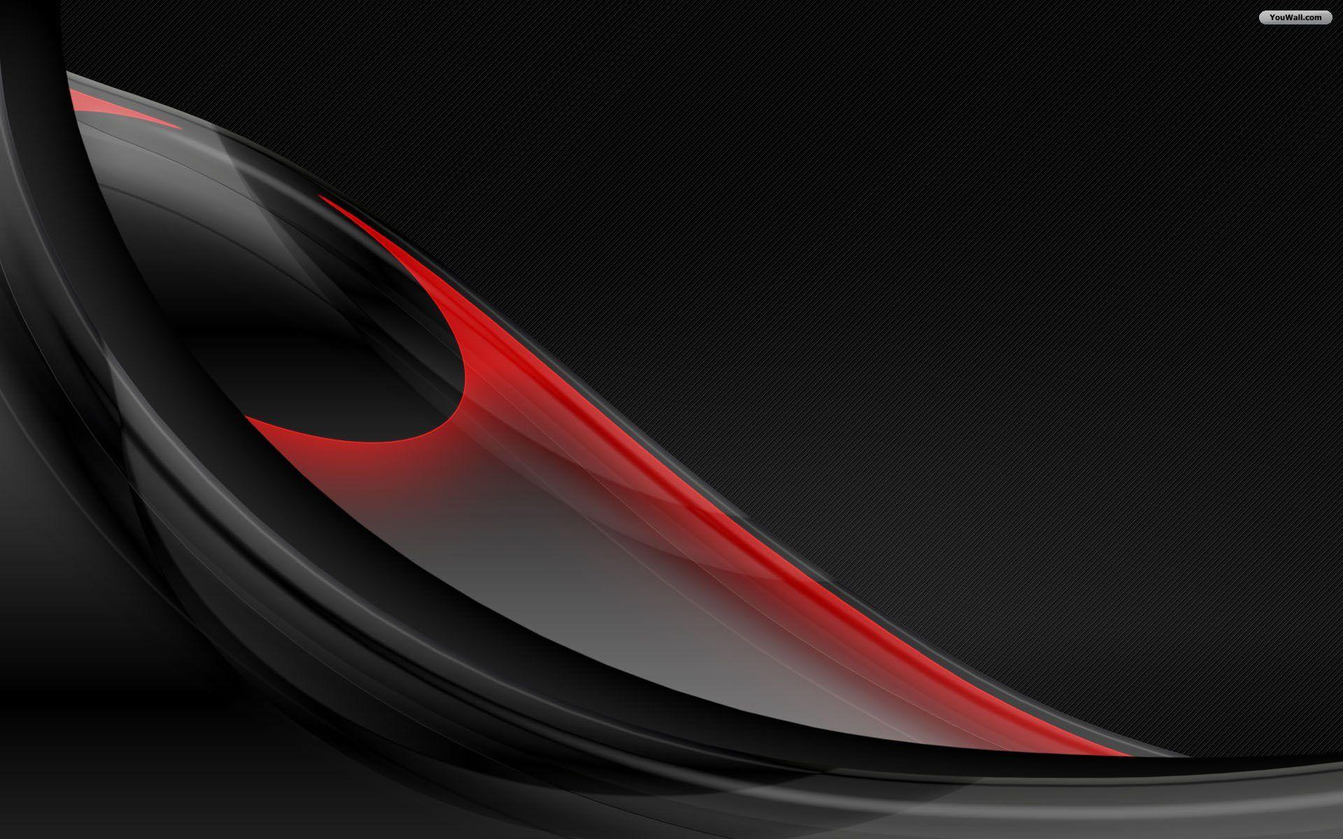 Siyah Wallpaper - Black And Red Hd - HD Wallpaper 