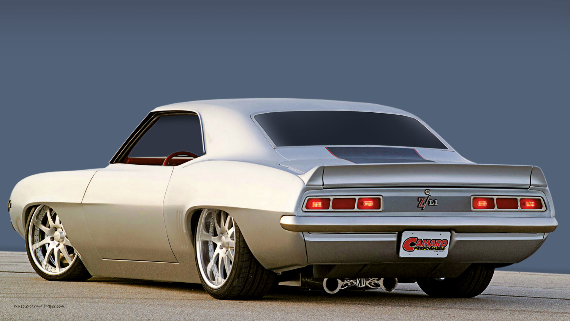 Download Car Wallpapers, Tuning, Roads, Widescreen, - 1969 Camaro Z28 Custom - HD Wallpaper 