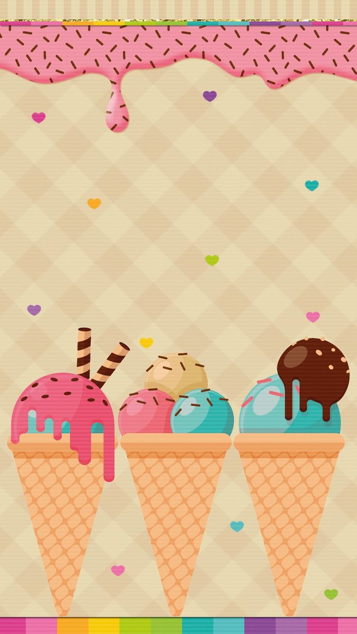 Cute Ice Cream Wallpaper Top 1000 Wallpapers Blog Cute - Ice Cream Wallpaper Iphone - HD Wallpaper 