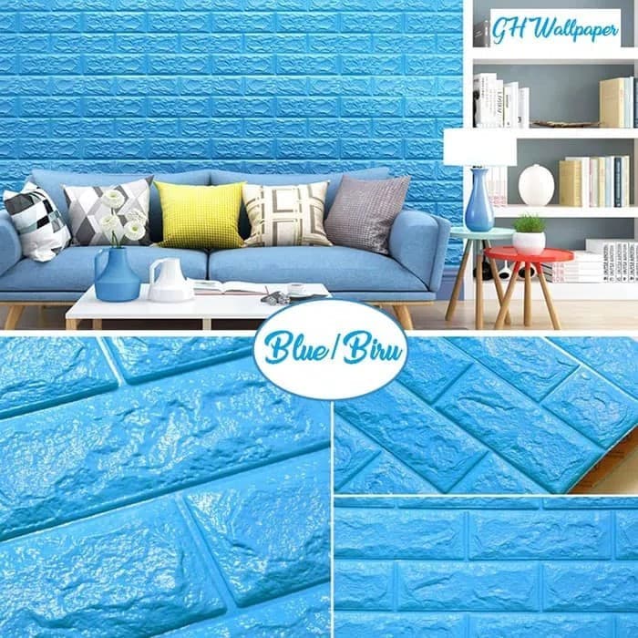 Dinding Foam 3d Batu Bata - HD Wallpaper 