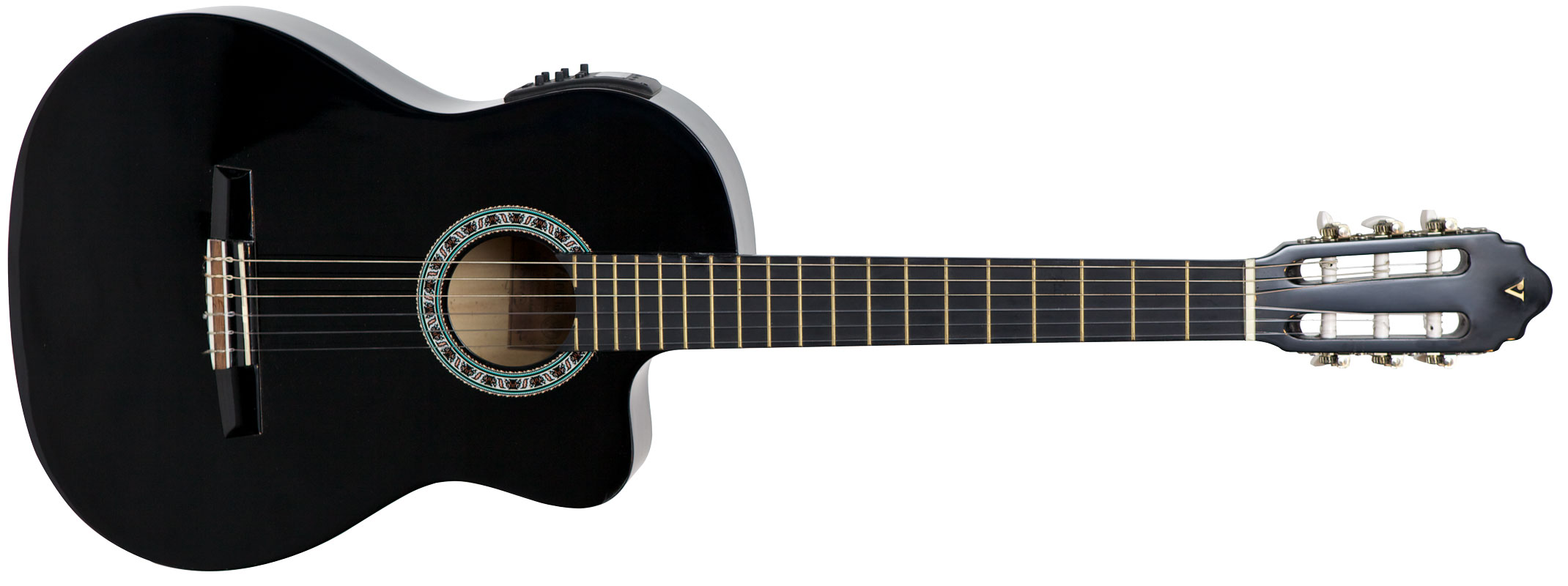 Valencia-cg160ce Bk Klasik Gitar Siyah Kilif 406,67 - Esp E Ii Eclipse Evertune - HD Wallpaper 