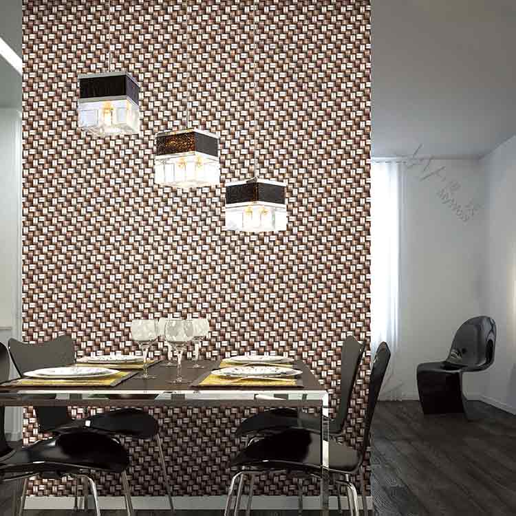 Realistic Link Pattern Design Pvc 3d Wallpaper For - Модульные Картины В Прихожую - HD Wallpaper 