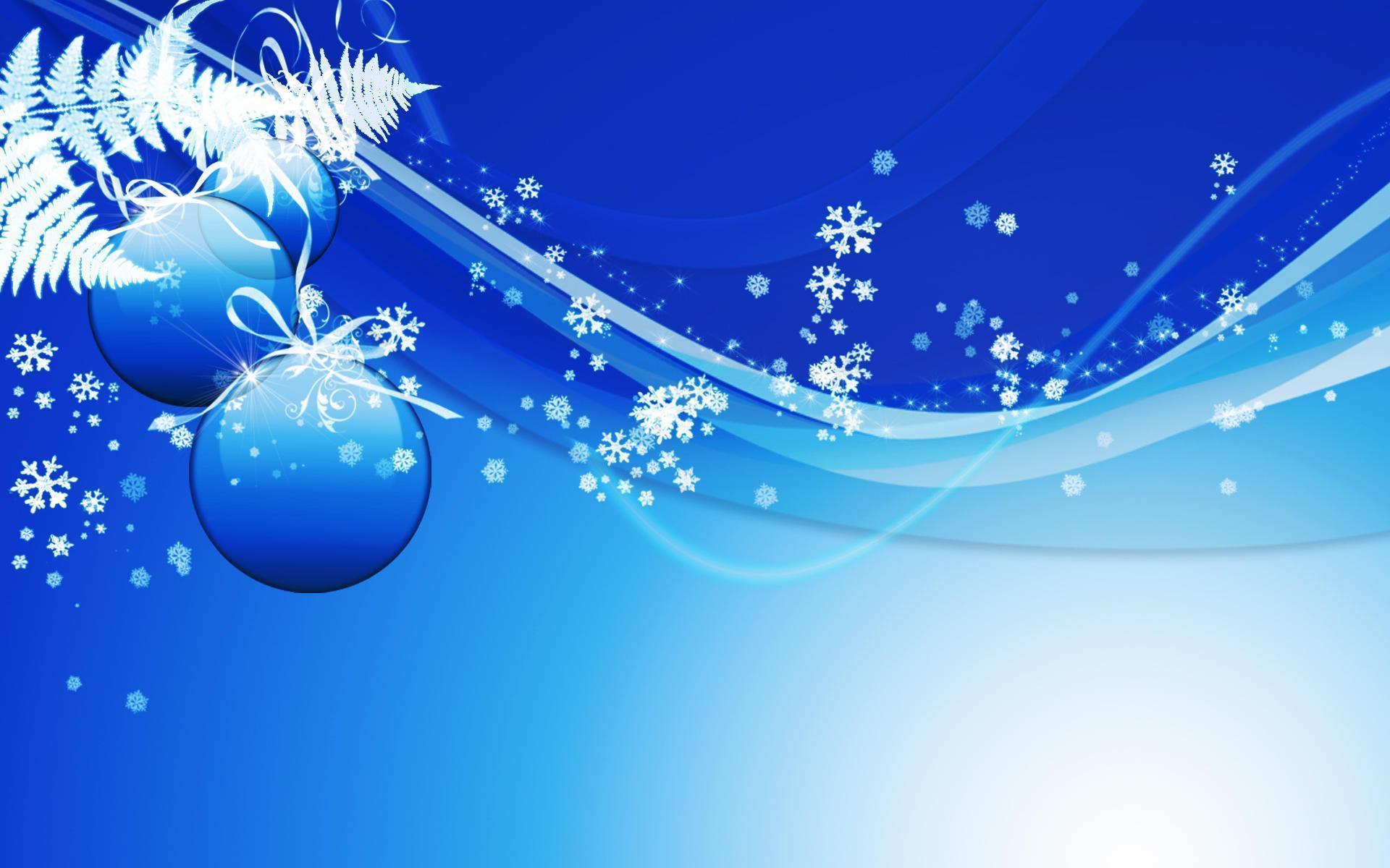 Holiday Backgrounds - Royal Blue Christmas Background - 1920x1200