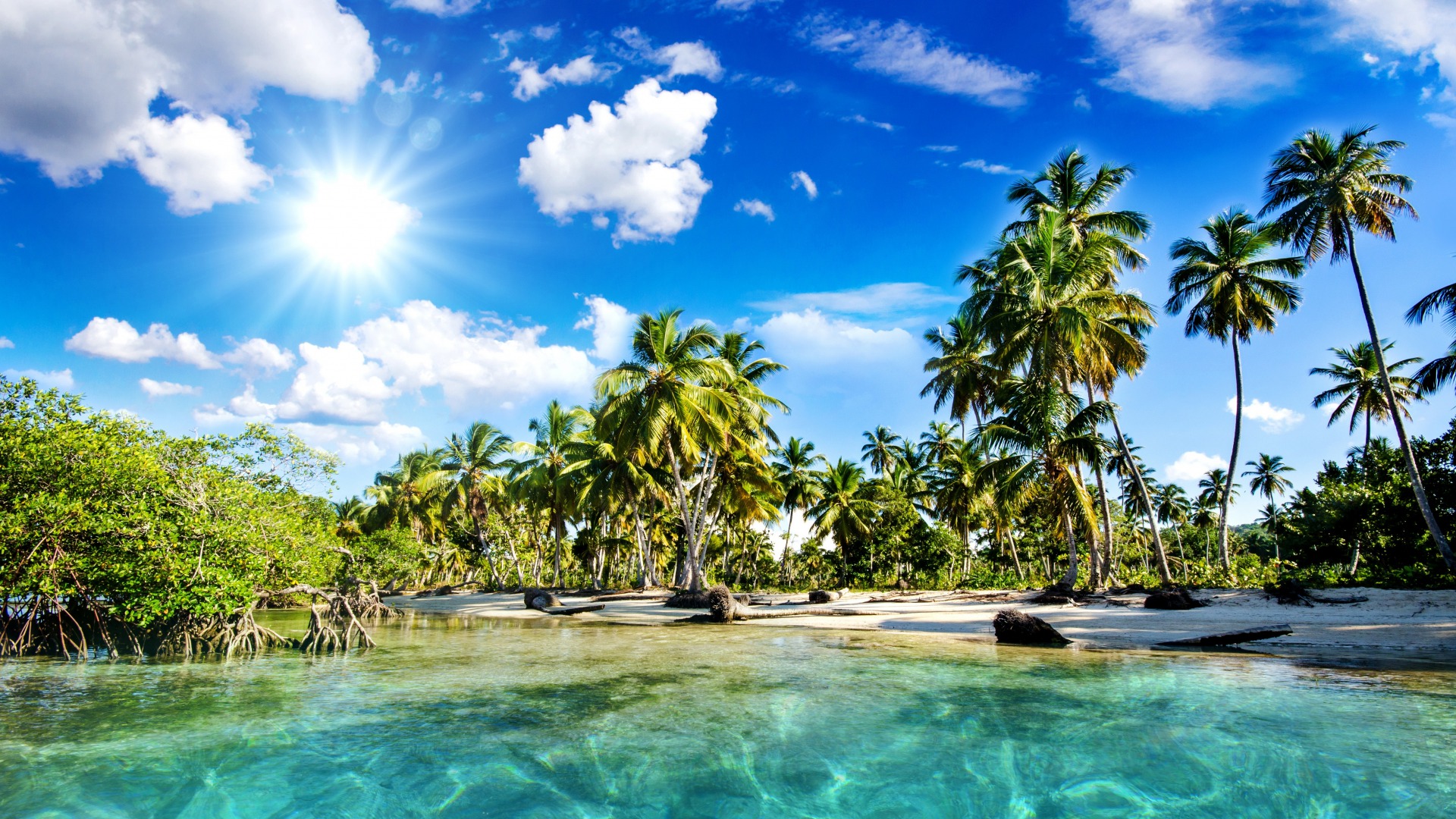 Best Tropical Beach Wallpaper - HD Wallpaper 