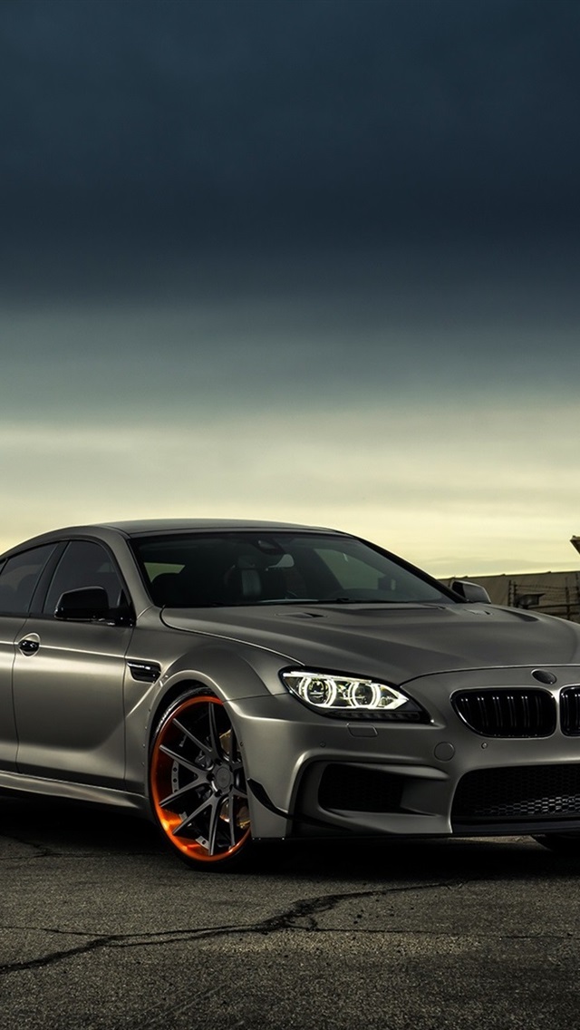 Iphone Wallpaper Bmw M6 Matte Black Car - Bmw M6 Wallpaper Handy - HD Wallpaper 