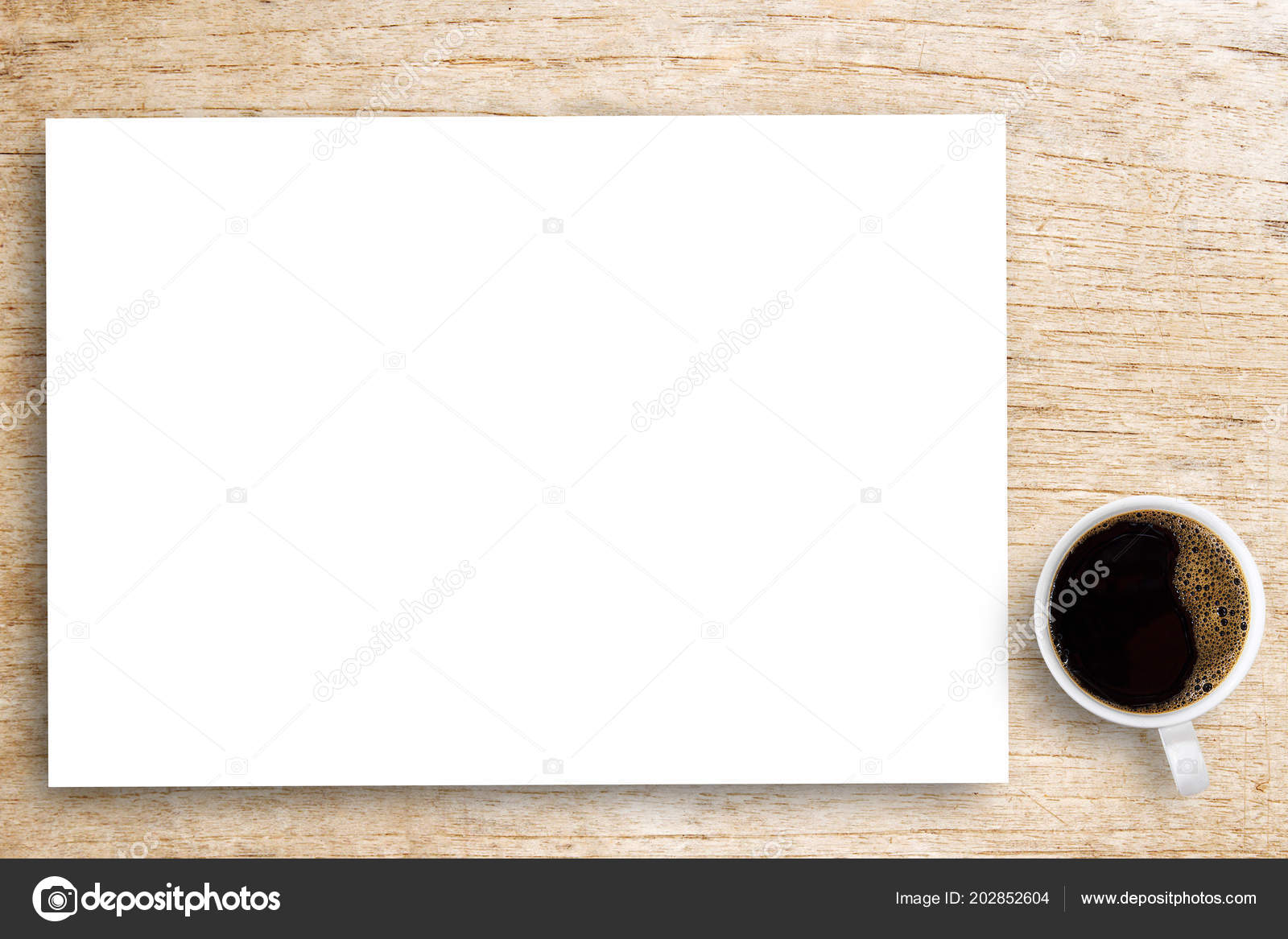 Papel Em Branco E Café - HD Wallpaper 