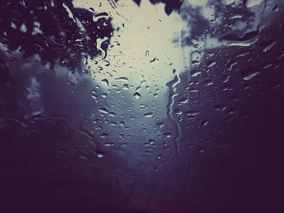 Wallpaper Celup Air, Mengaburkan, Gelembung, Bersih, - Rain - HD Wallpaper 