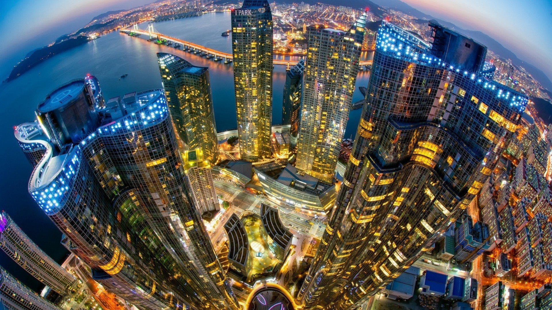 Skyscrapers Busan South Korea 16377 Wallpaper - Busan Wallpaper Hd - HD Wallpaper 