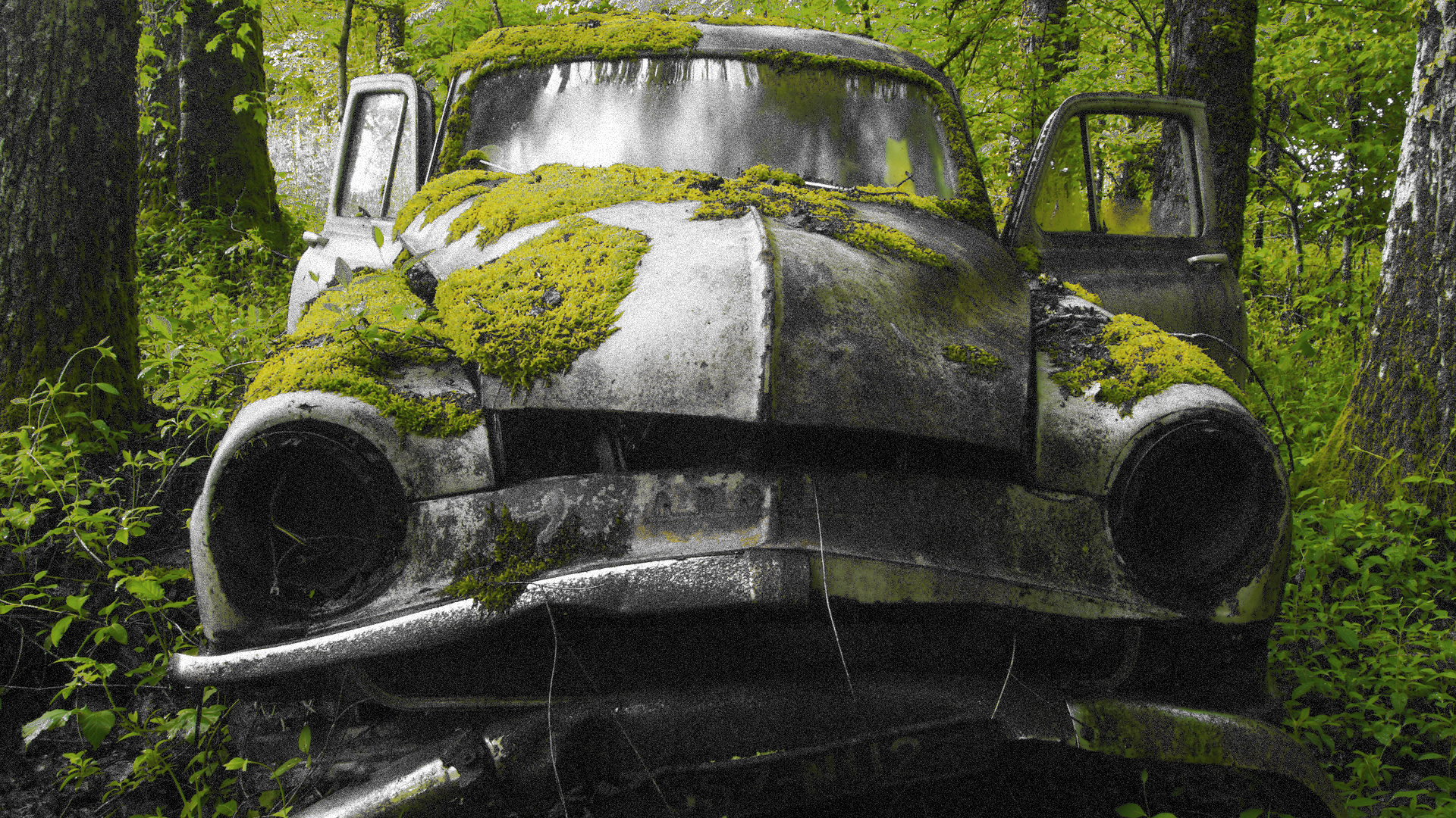 Rusty Car - HD Wallpaper 