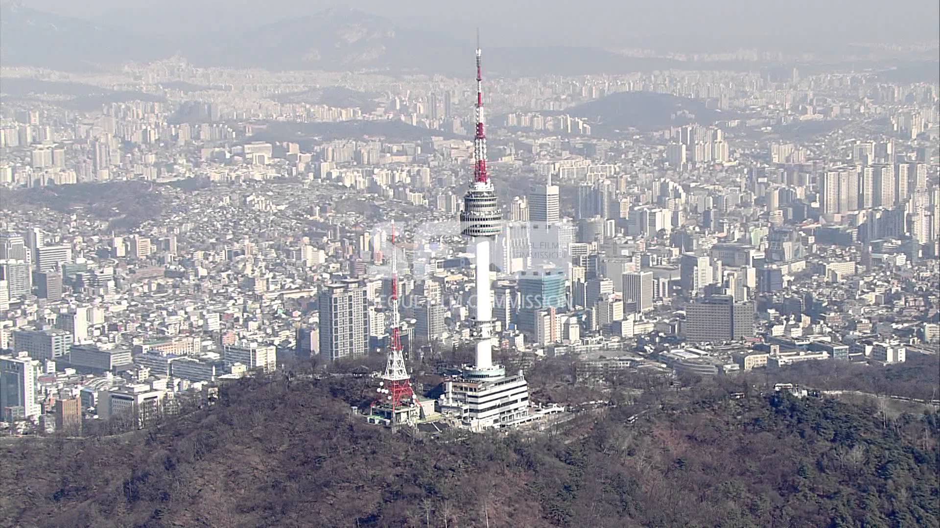 Seoul - Aerial Photography - HD Wallpaper 