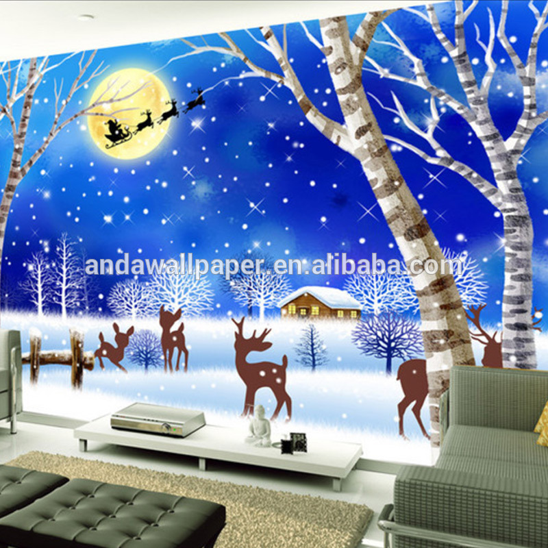 624mr Silk Wallpaper Korea Mural Nature Scenery Kids - Hd Scenery 3d Wallpapers 1080p - HD Wallpaper 