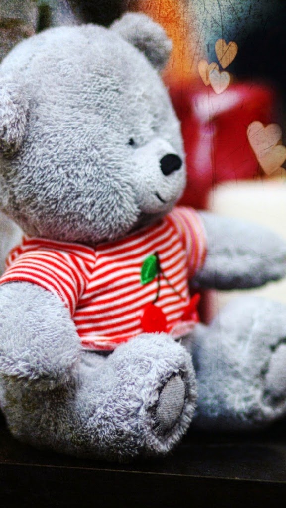 Wallpaper Lucu Untuk Hp - Cute Wallpaper Teddy Bear - HD Wallpaper 