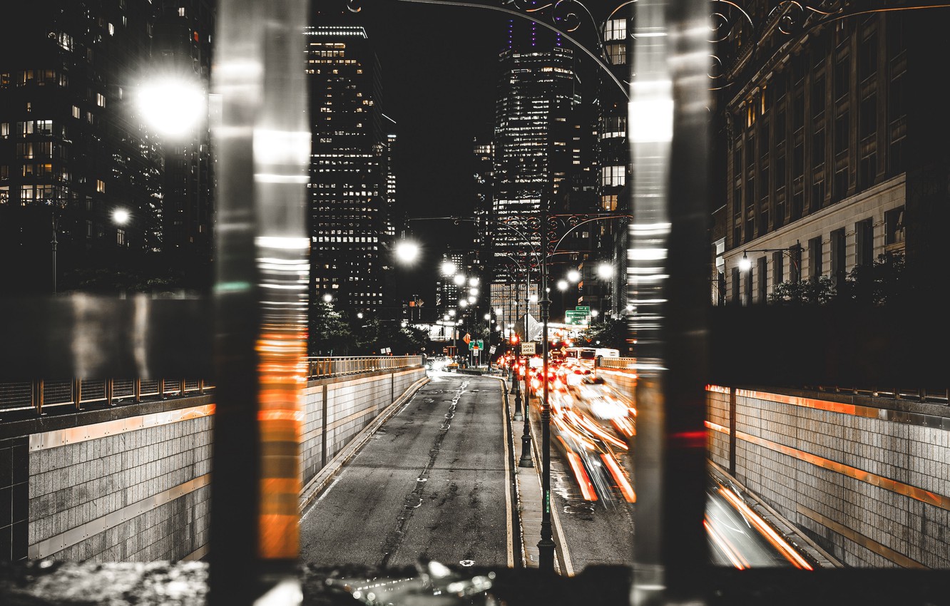 Photo Wallpaper City Lights Dark Wallpaper Night City Lights At Night Background 1332x850 Wallpaper Teahub Io