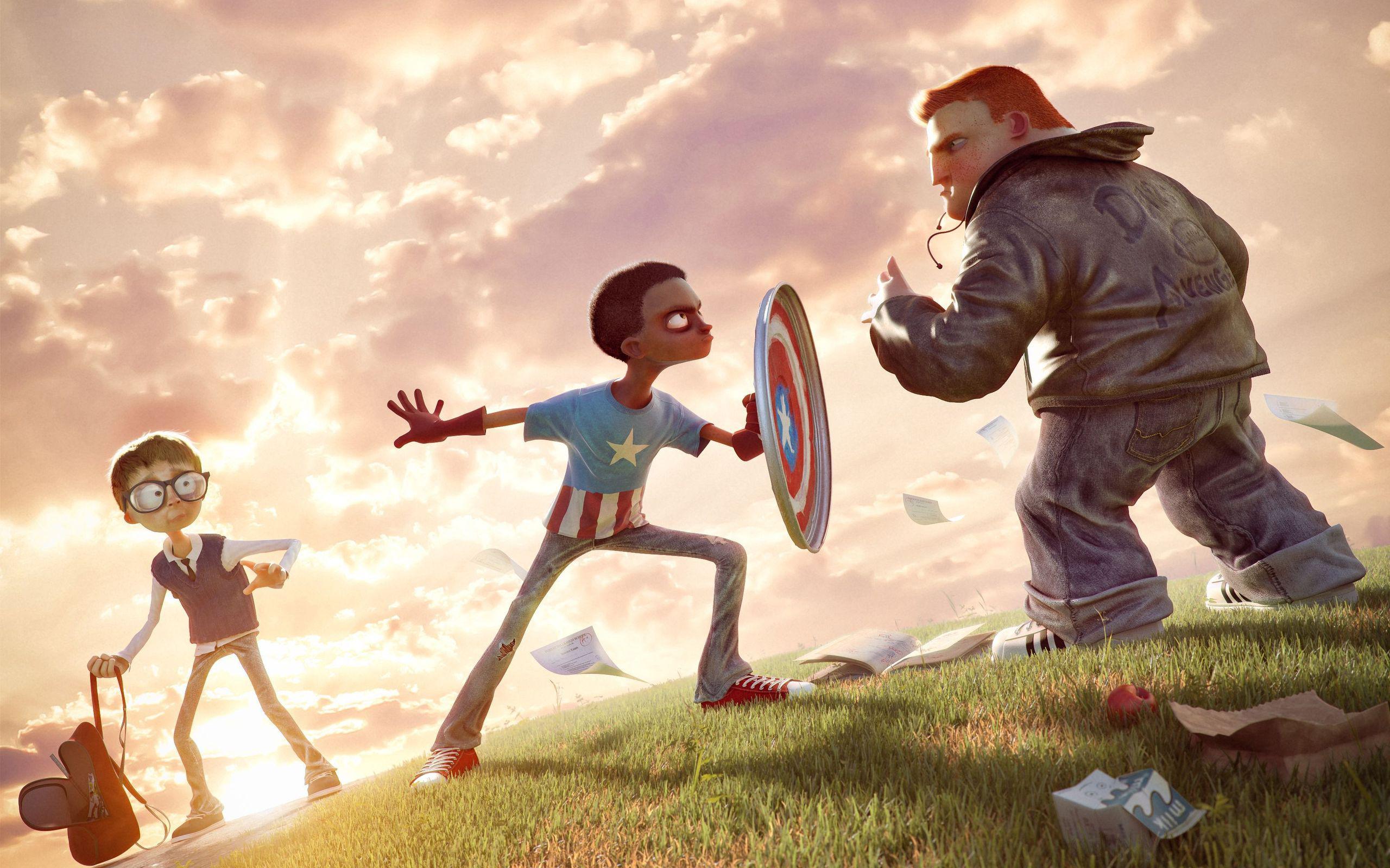 Hd Captain America Superhero Background Pictures Wallpaper - Captain America Anti Bully - HD Wallpaper 