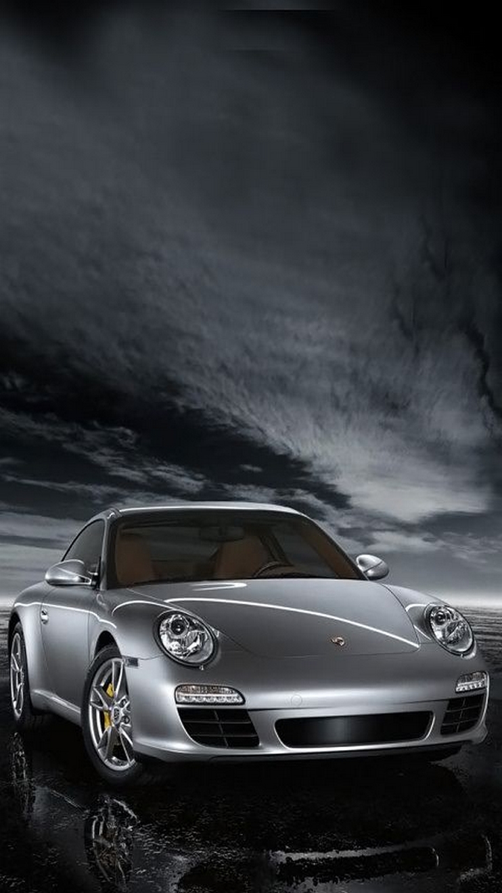 Oppo F1s Wallpaper Porsche Android Wallpaper Mobile - 2008 Porsche 911 Silver - HD Wallpaper 