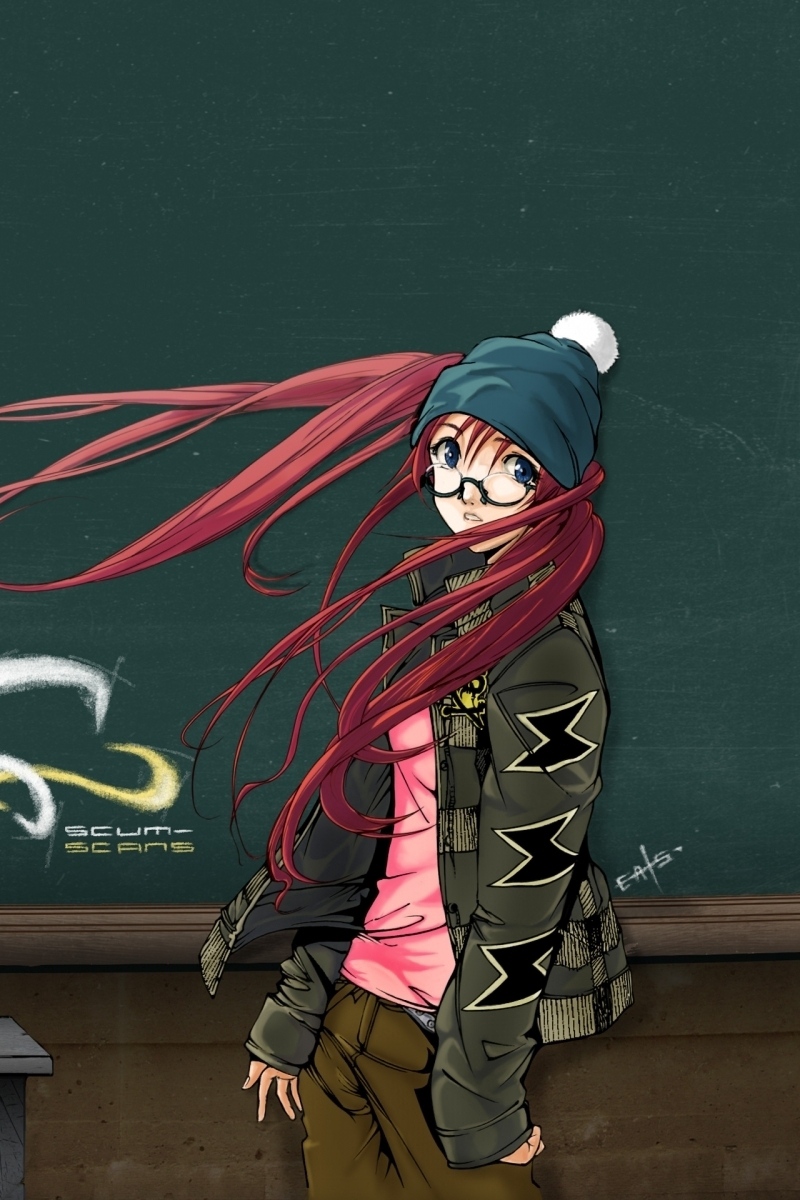 Wallpaper Air Gear, Boy, Girl, Board, Cap, Pose, Laughter - Air Gear Ringo Art - HD Wallpaper 