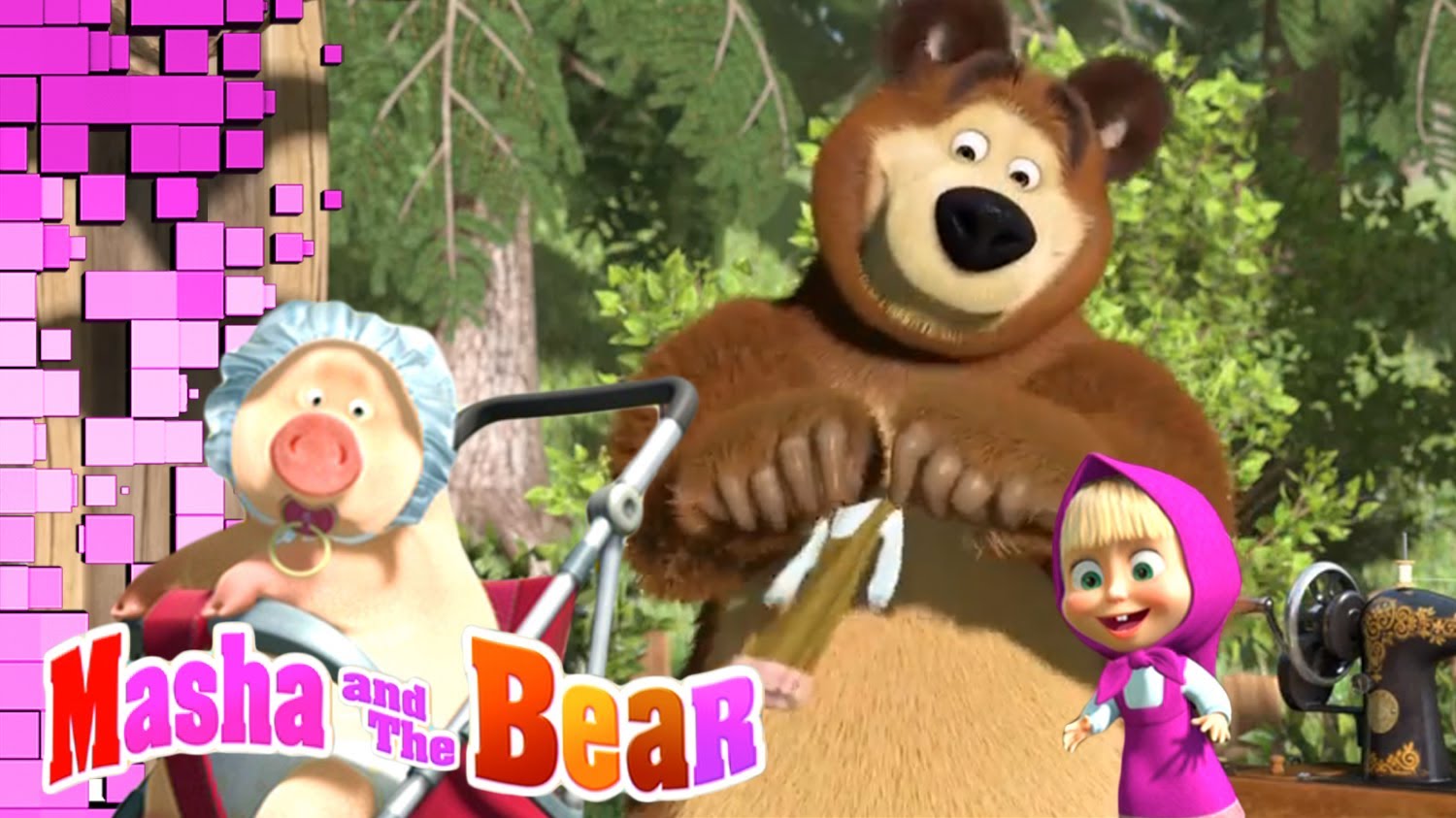 Masha And The Bear - Masha And The Bear Backgrounds - HD Wallpaper 