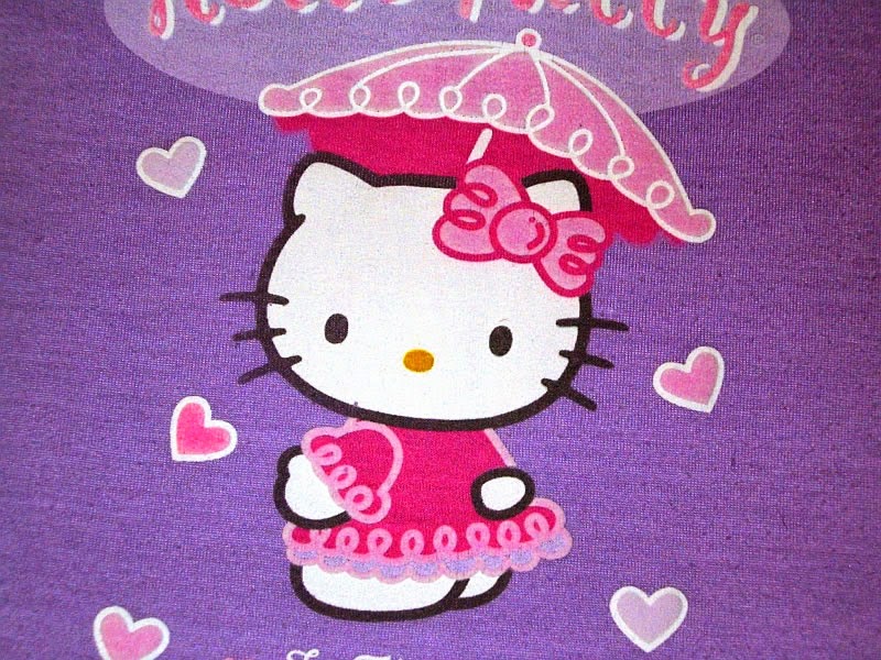 Purple Wallpaper Hello Kitty - HD Wallpaper 