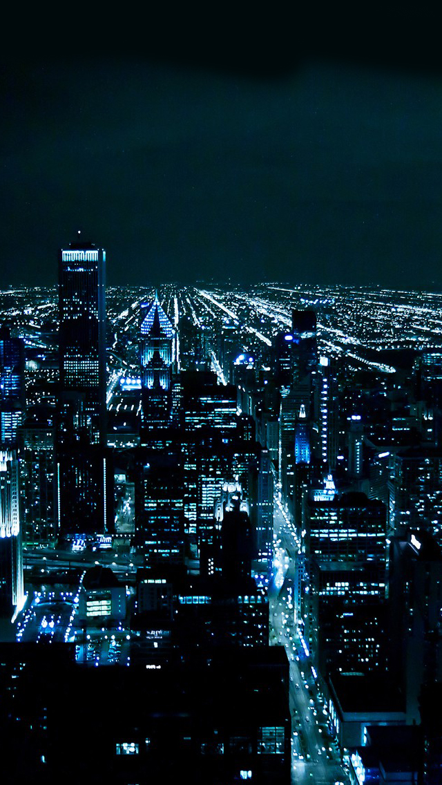 City Night Iphone Wallpaper - Ipad Wallpaper City Lights - 640x1136  Wallpaper 