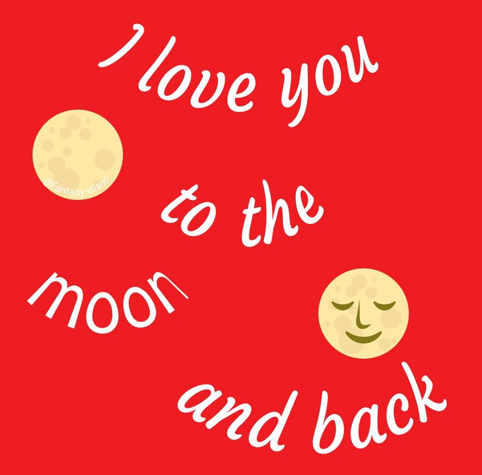 I Love You To The Moon And - Kata Pujian Untuk Suami Tercinta - HD Wallpaper 