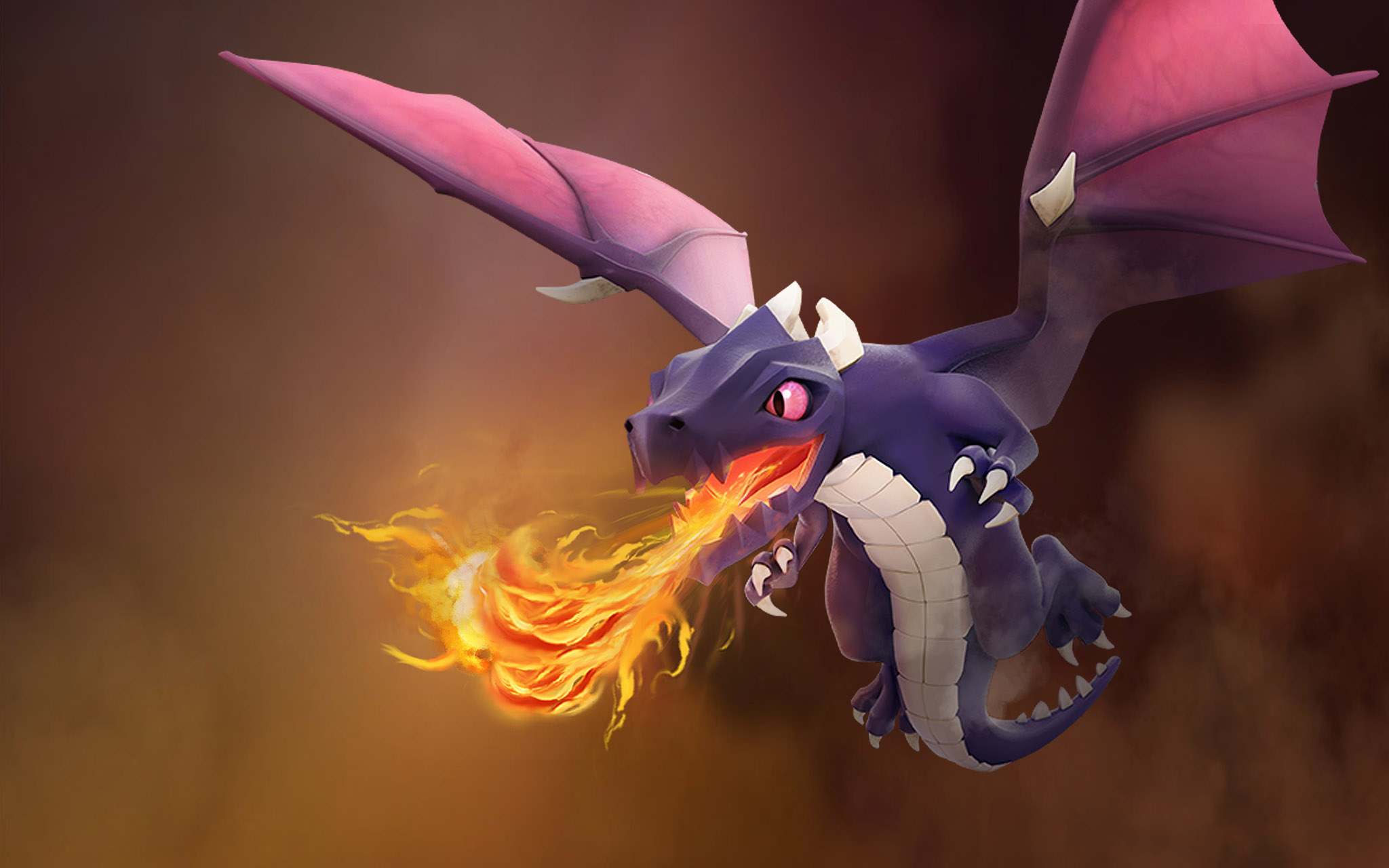 Clash Of Clans Dragon Png - HD Wallpaper 