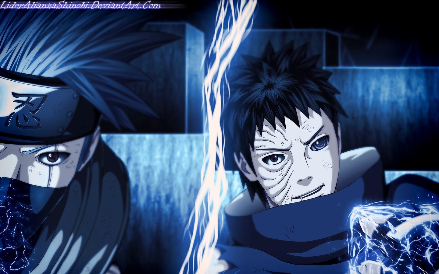 Kakashi Vs Obito Wallpaper Hd - HD Wallpaper 