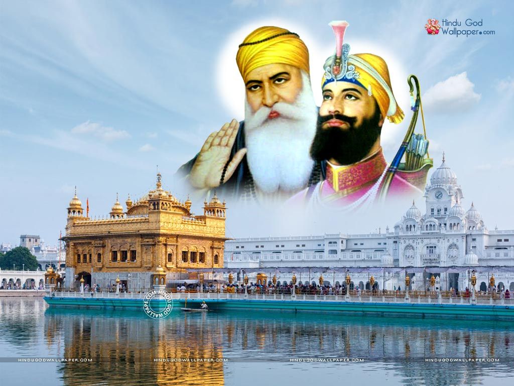 Guru Nanak Dev Ji Guru Gobind Singh Ji - HD Wallpaper 