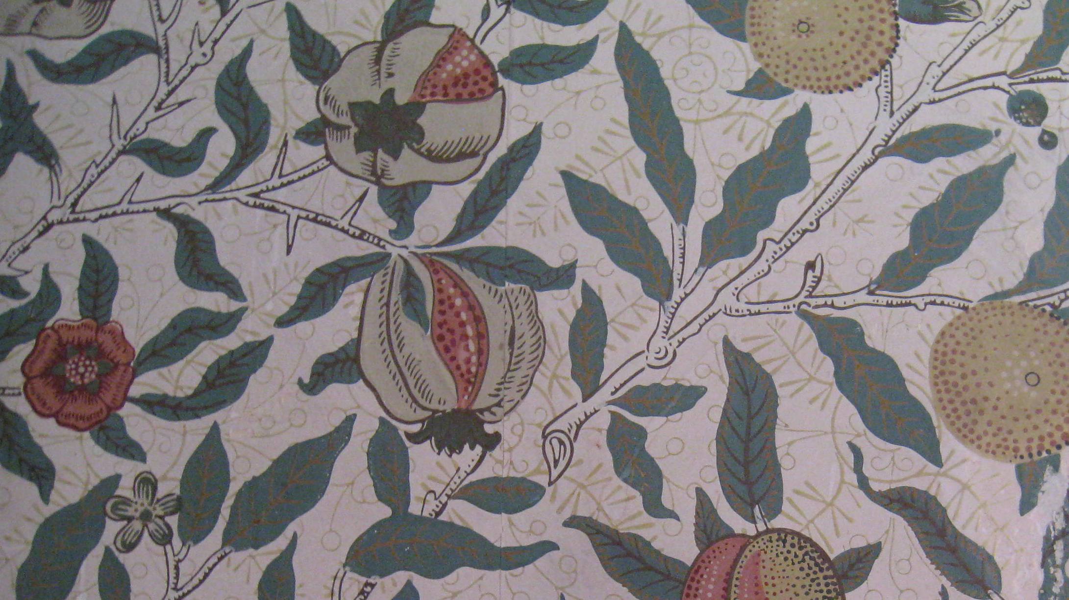 William Morris Pomegranate - HD Wallpaper 