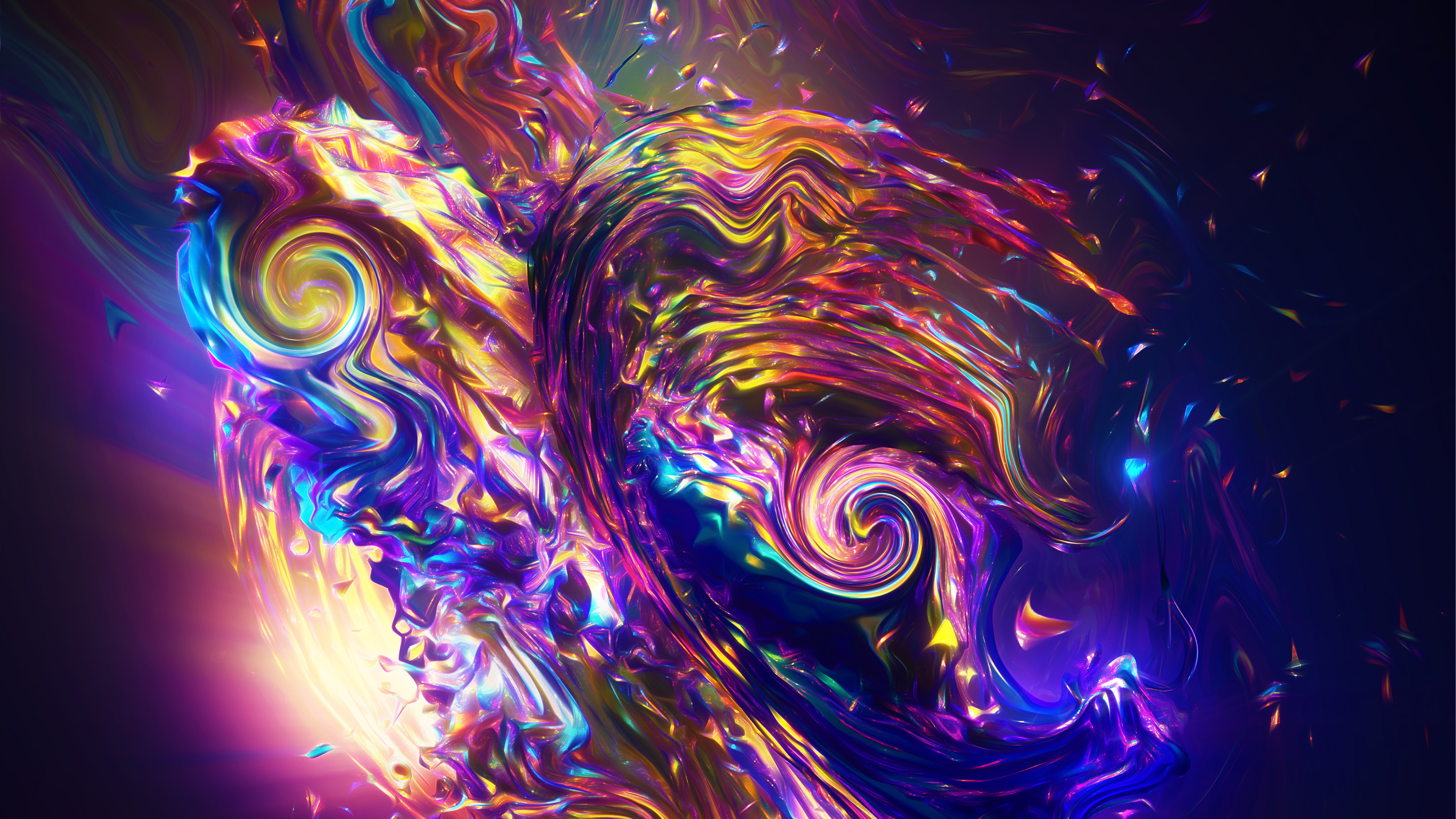 Led Wallpaper Colorful Abstract Hd - HD Wallpaper 