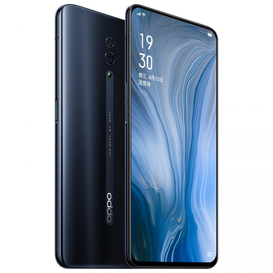 Oppo Reno Black Color Variant Wallpapers - Corning Gorilla Glass 6 - HD Wallpaper 