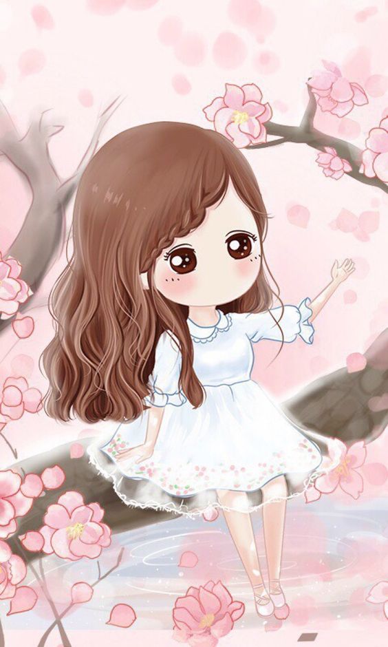 Pinky Litle Girls - Hình Nền Dễ Thương Chibi - HD Wallpaper 