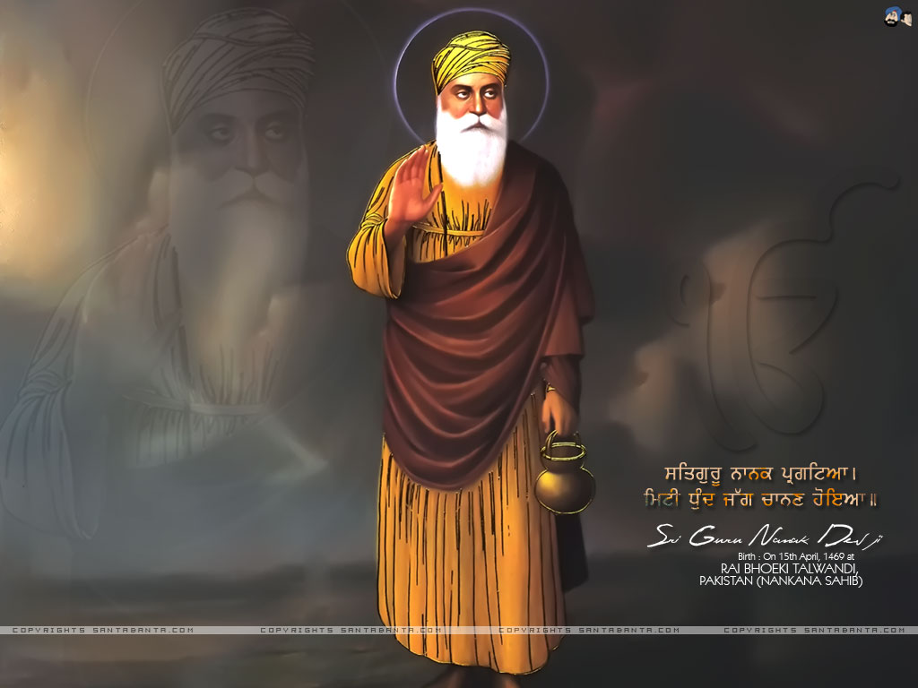 Guru Nanak Dev Ji - Guru Nanak Jayanti 2019 - 1024x768 Wallpaper Guru Nanak Dev Ji - Guru Nanak Jayanti 2019 - 1024x768 Wallpaper