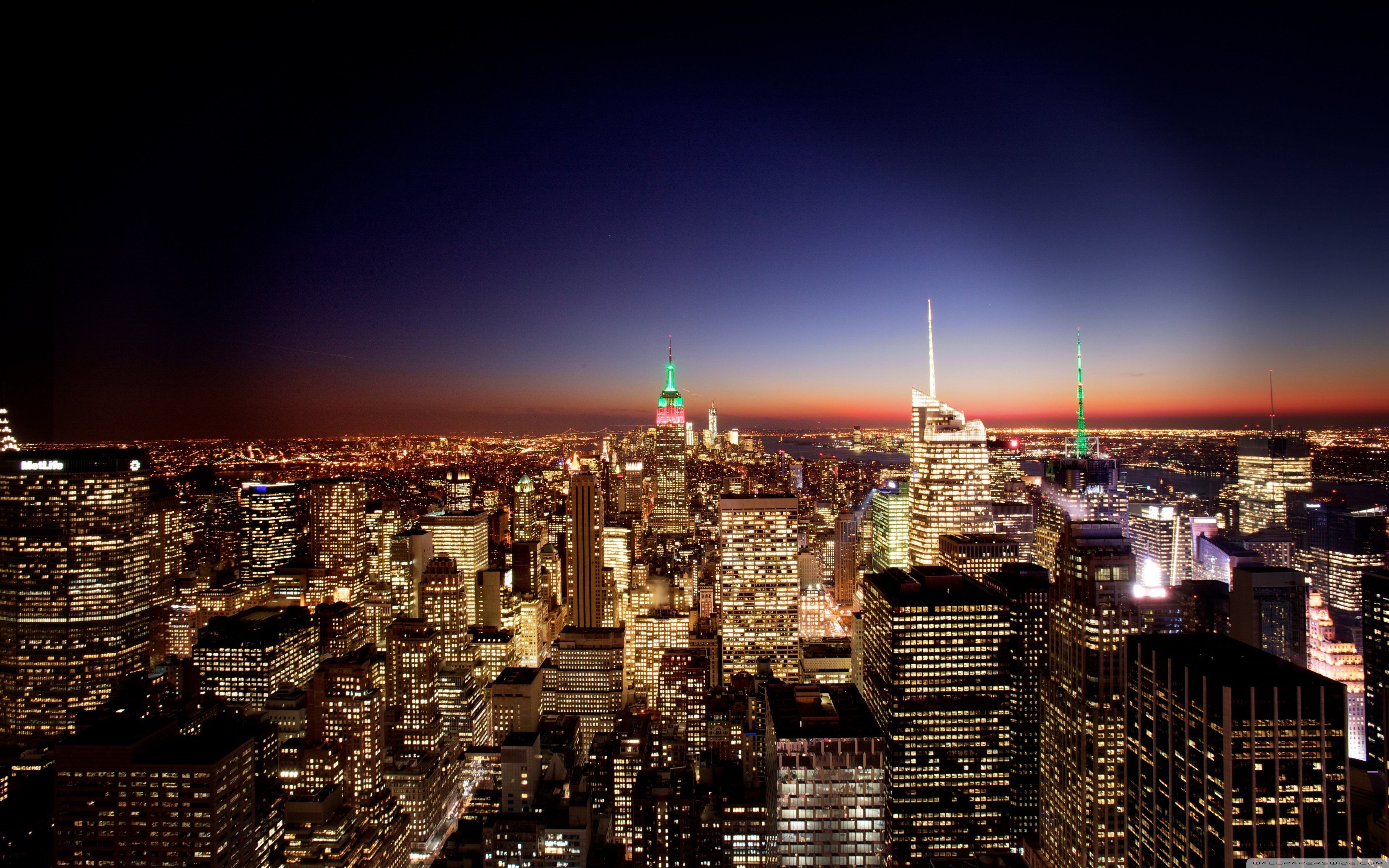 New York Night Wallpaper 4k - HD Wallpaper 