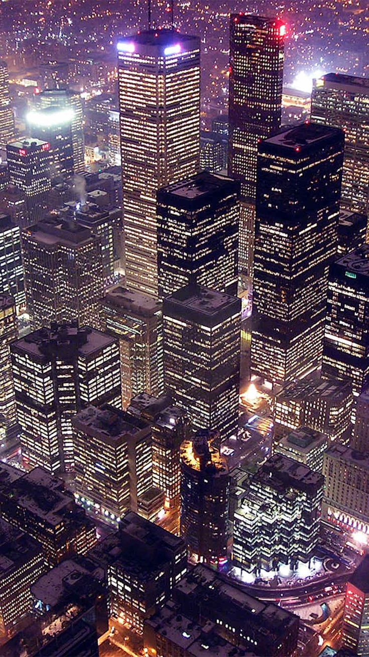 City Lights Iphone Wallpaper Hd - HD Wallpaper 